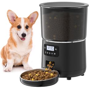 Automatic Dog Feeder Timed Food Dispenser for Dog Pet | Patented Anti-Cockroach Design Easy Clean