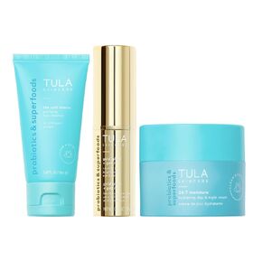 Tula Care Care Greatest Hits Hits Andary Discovery Kit ، وتشمل Gold Glow واحصل على Eye Balm 0.35 أوقية.