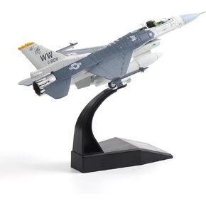 1/100 F-16C Thunderbird Fighter Model Metal Diecast Aircraft الطائر الطائر الطائر الطائر الطائر الطائر العسكري لجمع الهدايا والأبيض