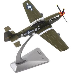 طراز P51-D Mustang 1/72 طراز طراز Metal Parplane مع مجموعة الطائرات العسكرية الخاصة بـ WWII Diecast Vintage Prebuild للعرض أو الهدية (دمية جميلة)