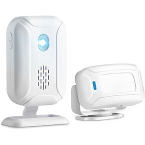 Motion Sensor Doorbell ، Door Chime لتنبيه دخول الأعمال ، ومتجر ترحيب شاشة الجرس ، إنذار الكشف عن الحركة ، تذكير مقدمي الرعاية لكبار السن ، بيل بيل