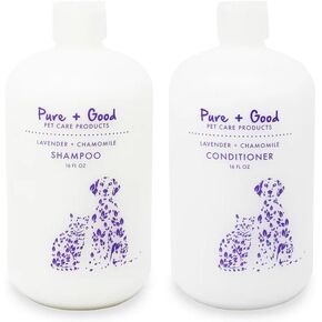 Lavender + شامبو البابونج والبلسم ، الخزامى المهدئ والبابونج العشبي ، الذي تم صياغته لجميع الحيوانات الأليفة ، لطيفة وتطهير ، مصنوعة في الولايات المتحدة الأمريكية ، خالية من القسوة ، 16 أوقية
