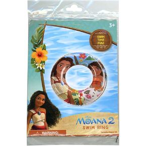 Disney Moana 2 شخصية حوض سباحة قابلة للنفخ خاتم تعويم 17.5 بوصة