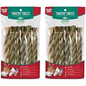 Oxbow Animal Health Timothy Club Timothy Twists 6 Count (Pack of 2)