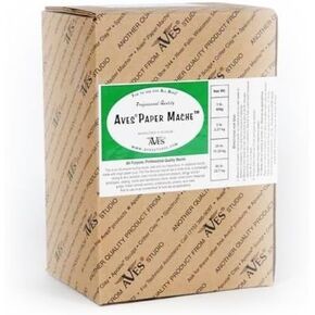 Aves Paper Mache - Paper Mache Paper Industrial -Strength Clay & Paper Mache للتخصيص ، الترميم ، الرابطة ، الختم ، والشكل مع سهولة الورق Mache (1 رطل)