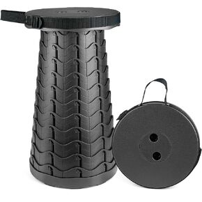 Portable Telescoping Stool, Retractable Folding Stool for Camping Garden Fishing Hiking Travel BBQ, Adjustable Collapsible Stools Max Load 400lbs in Saudi Arabia