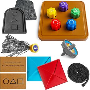 لعبة اللعب الكورية التقليدية مجموعة Gong-GI ، Biseokchigi ، Jebi Chagi ، Paeng-Y ، Ddakji Game Multiplayer Interactive Game Game Set