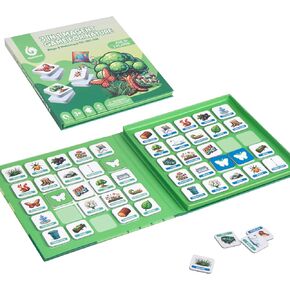Magnetic 3 in1 Bible Games for Kids -Includes Bingo,Tic-Tac-Toe, Memory Games for Kids Ages 4-8, Perfect for Travel, Family Fun,Christian Game for Toddlers