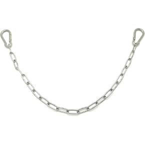 Will's Family Store 20 inch Stainless Steel Gate Chain with Carabiners Max 440 Pounds for Livestock and Poultry 2 Pack