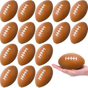 Blulu 20 PCS Mini Bootbrooms 4.72 "Foam Football Bulk Small Laugh Foam Sport Balls for Birthday Carnival Swar S Boy Game Party Favors