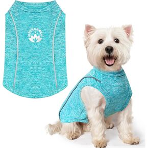 Petcare Dog Shirt حماية أشعة الشمس الجاف الجاف عاكس ناعم القمصان الكلب القمصان بلا أكمام كلاب الكلاب الكلاب للكلاب الصغيرة المتوسطة القطط جرو تشيهواهوا يوركي داششوند