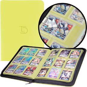 TopDeck 200 TopLoader Binder - 9 Pocket Card Binder Album - TCG Secure Storage Sleeves - Compatible with Yugioh, Magic the Gathering, Pokemon and More - Trading and Sports Card Holder