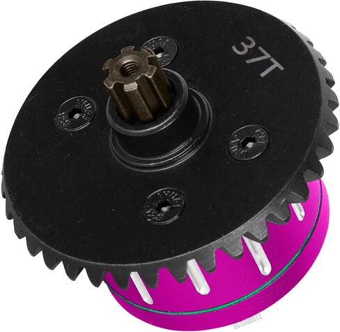 RC 37T 13T Full Metal Differ Set Upgrade Parts for 1/10 Kraton Outcast Senton Vorteks Bigrock Granite 3s,1/8 Infraction Typhon Vendetta 3S RC Car.Diff Gear Hops Up.Pink(2PCS) in Saudi Arabia