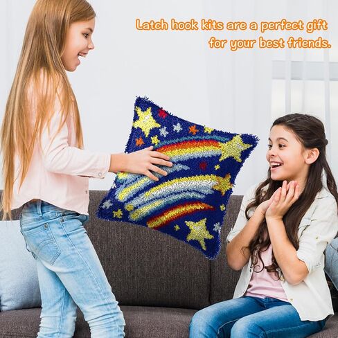 مجموعة خطاف مزلاج YP للأطفال والكبار سجادة يدوية الصنع سجادة فنية لتزيين المنزل وهدايا المهرجانات، 20.5 بوصة × 14.5 بوصة (البطريق) in Kuwait