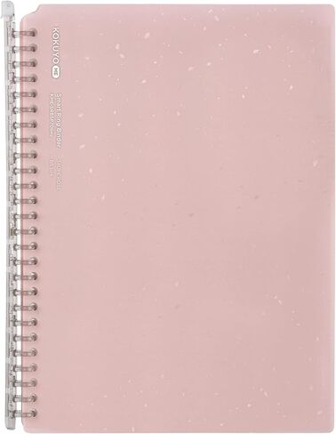 Kokuyo Me Campus Smart Ring Binders, B5 Moon Lime Binder Notebooks, Up to 60 Sheets 26 Holes Slim Binder Folder with 10 Extra Campus Sarasara Loose-leaf Paper for Work, Study and Journal, Japan Import in Saudi Arabia
