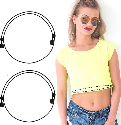 Adjustable Tuck Band, 2 PCS Crop Band Tool for Sweater and Shirt, Medium Belly Elastic Band for Women in Saudi Arabia