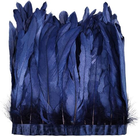 Daieeparty Nature Rooster Tail Feathers-100pcs 8-10inch Long Rooster Tail Feathers Bulk for for Feather Shawl Cape, DIY Sewing Craft Party Clothing Wedding Decoration in Kuwait