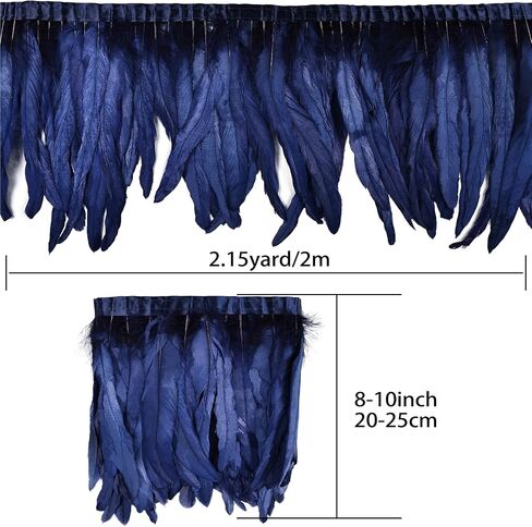 Daieeparty Nature Rooster Tail Feathers-100pcs 8-10inch Long Rooster Tail Feathers Bulk for for Feather Shawl Cape, DIY Sewing Craft Party Clothing Wedding Decoration in Kuwait