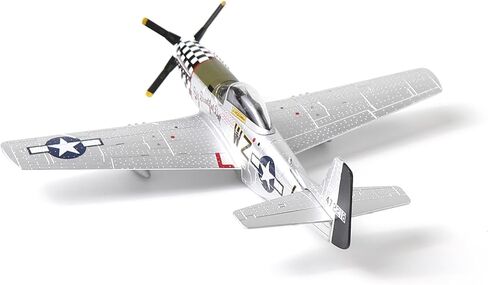 P51-D Mustang 1/72 Metal Airplane Model Kit with Stand WWII Diecast Fighter Model Vintage Prebuild Military Aircraft Collection for Display or Gift (Big Beautiful Doll) in Kuwait