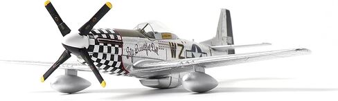 P51-D Mustang 1/72 Metal Airplane Model Kit with Stand WWII Diecast Fighter Model Vintage Prebuild Military Aircraft Collection for Display or Gift (Big Beautiful Doll) in Kuwait