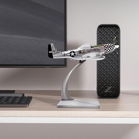 P51-D Mustang 1/72 Metal Airplane Model Kit with Stand WWII Diecast Fighter Model Vintage Prebuild Military Aircraft Collection for Display or Gift (Big Beautiful Doll) in Kuwait