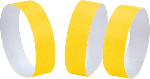 500 PCS DGBDPACK NEON WRISTBANDS ، 1-500 أرقام متتالية مقاومة للماء وذاتب المعصم القابلة للطباعة تذاكر قبول () in Kuwait