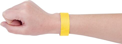 500 PCS DGBDPACK NEON WRISTBANDS ، 1-500 أرقام متتالية مقاومة للماء وذاتب المعصم القابلة للطباعة تذاكر قبول () in Kuwait