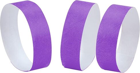 500 PCS DGBDPACK NEON WRISTBANDS ، 1-500 أرقام متتالية مقاومة للماء وذاتب المعصم القابلة للطباعة تذاكر قبول () in Kuwait