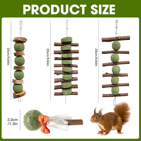 12pcs rabbit phem sticks ، معلق العصي المضغ والكعك تيموثي القش روز معالجة الكريسانثيموم لأرنب شينشيلا غينيا خنزير الهامستر والحيوانات الأليفة الصغيرة الأخرى وجبة خفيفة in Kuwait