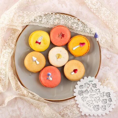 4 Pcs Flower Polymer Clay, Silicone Mini Leaf Molds Mushroom Butterfly Fondant Cake Flower Molds for Jewelry Making Earring Cupcake DIY Crafts(B) in Saudi Arabia