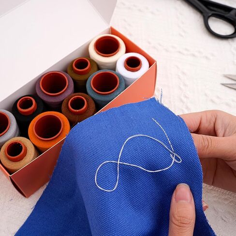 10 Pcs Sewing Thread, All Purpose Sewing Thread, 10 Spools Assorted Colors Each 800 Yards of Polyester Threads for Sewing Machine, Hand Stitching, Quilting, Serger (Purple Color System) in Saudi Arabia