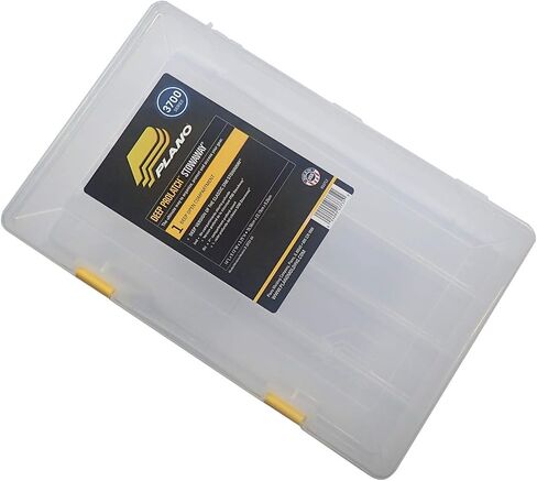 Plano 2371304 ProLatch 3700 Size Stowaway Boxes with 13 Fixed Compartments, Clear, One Size in Kuwait