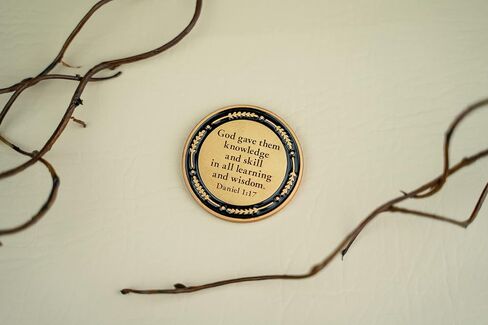 Congratulations Graduate Christian Coin, Religious Graduation Pass Along Token of Rejoicing, for High School, College, and Graduate School, Antique Gold-Color Plated Daniel 1:17 Gift in Saudi Arabia
