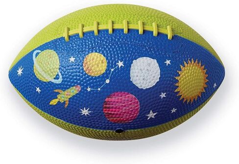 Crocodile Creek Soft Textured Football for Kids Ages 3 and Up - Inflatable Ball for Flag Football Games and Outdoor Sports - Waterproof - Made from Rubber and PVC - Dinosaurs - 9-inch Length in Kuwait
