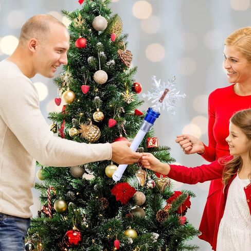 Light Up Frozen Snowflake Wand- Snowflake Spinning Wands,Magic Wand Rotating Toy for Girls and Boys, Magic Princess Sensory Toys,Christmas & Birthday Gift (Blue) in Saudi Arabia
