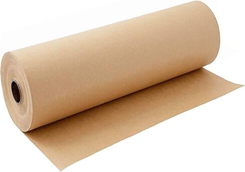 Brown Wrapping Paper Roll 30"x 1200" Craft Packing Paper for Gift Wrapping Bulletin Board Paper Roll Bouquet Flower Table Covering Poster Packing Shipping Moving Supplies in Saudi Arabia