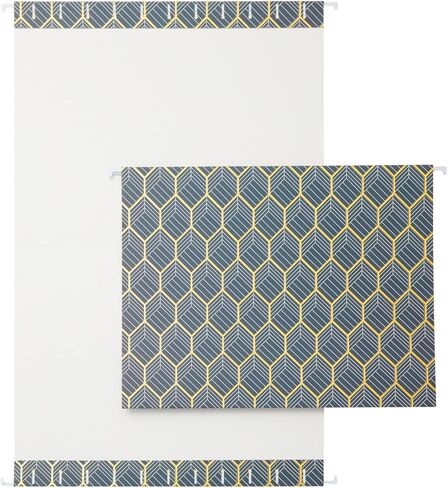 Paper Junkie 12 Pack Decorative Hanging File Folders, Letter Size, 1/5 Cut Tabs, Rose Gold Foil Stripes (9.5 x 11.5 in) in Kuwait