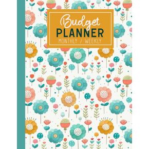 Budget planner: Full Year Weekly and monthly budgeting workbook | Finance Budget Planner Expense Tracker Bill Organizer Journal Notebook | Budget Planning | Budget Worksheets