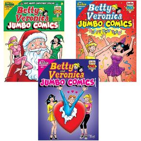 Archie Betty & Veronic Jumbo Comics Digest Celebration 3-Pack (2024 Volume 1) يضم Betty Cooper و Veronica Lodge والمزيد