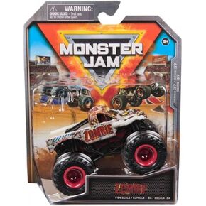 Monster Jam 2024 Series 37 Diecast 1:64 Scale Monster Truck, Zombie Legacy Trucks