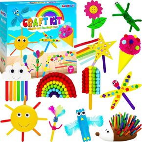 MHMYDIS CRAFT KIT FOR KIDS - NO MAST ARTS ANTS and CARPHINGS KIT للأطفال الذين تتراوح أعمارهن