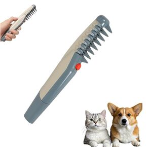 mata-lays lifeweb e-comb e comb for dogs cats ， glosrity 2025 2 in 1 electric pet dog hairmer (1 pcs)