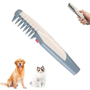 2025 New Lifweb Mataway E-Comb, 2 In 1 Knot Out Removal Pet Grooming Comb, Petsboro Mataway, Glosrity 2-In-1 Trimming & Grooming, for All Breeds, Dogs & Cats (2PCS)