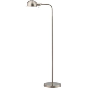 O'Bright Nova - Adjustable Floor Lamp with Flexible Gooseneck and Rotatable Shade, E26 Socket, 10-Inch Base - Ideal for Reading, Bedside, Living Room, Antique Brass