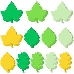 Geyee 108 PCS Clutouts for Classroom Bulletin Board 3.5 بوصة أوراق الورق قطع الرافضة Maple Oak Birch Leaves Shape Die Cut ألوان متنوعة لهجة لـ DIY Craft Back to Schools Supplies