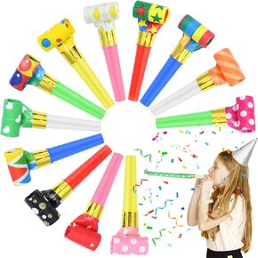 12 PCS Party Blower Blower Blower Blower Blower Blower Blower Blower Blower Birstles Biertles for Party Favors (Rolling Paper Roll)