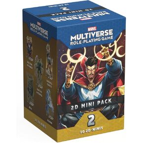 Cmon Marvel Multiverse RPG 2D Mini Pack #2 - الأبطال والأشرار الأيقونية! 10 أدوات أكريليك مع قواعد وبطاقات جامع ، لعبة استراتيجية للأطفال والكبار ، تتراوح أعمارهم بين 14+ ، 2-4 لاعبين ، مصنوعة