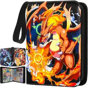 حامل بطاقات Card Binder 9 جيب ، مجلدات تداول لألعاب البطاقات ، كتاب علبة CATEN