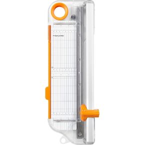Fiskars Rotary Bypass Slimmer ، شفرة ذاتية النحيل مع سكة ​​الحديد الألومنيوم ، 12 بوصة