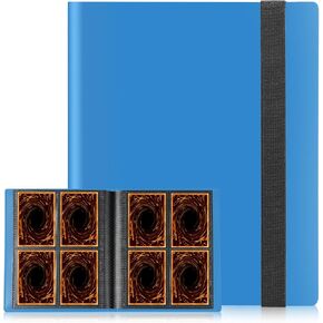 Binder Card ، تم ترقيته 4 جيوب تداول مجموعة Card Collection Binder للبطاقات ، 160 جيوب Mini Book Book Book ألبوم - Black